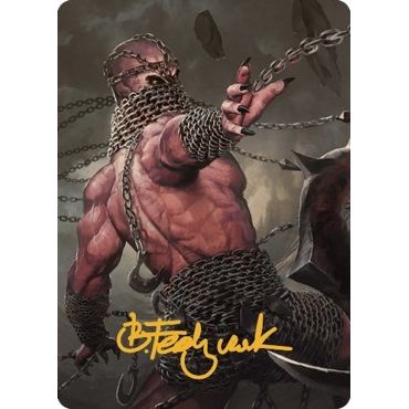 Image for Chain Devil Art Card (Gold-Stamped Signature) (8) (ASCLB) - Magic: The Gathering