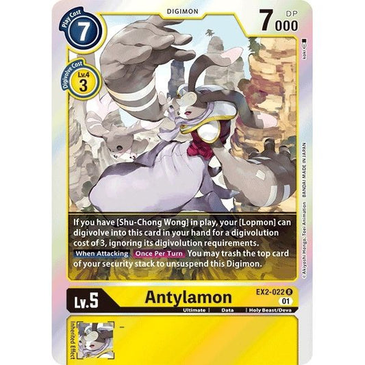 Image for Antylamon (EX2-022 R) (EX02) - Digimon Card Game
