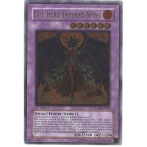 Image for Evil Hero Inferno Wing (UTR) (GLAS-EN038) (GLAS) - YuGiOh
