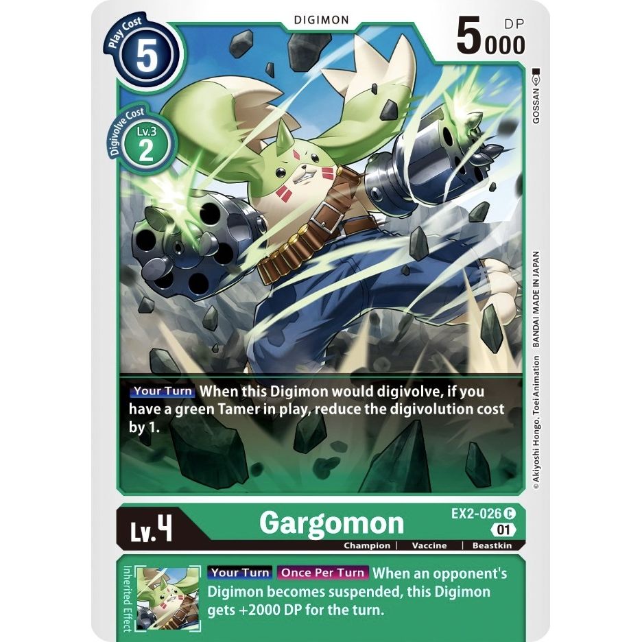 Image for Gargomon (EX2-026 C) (EX02) - Digimon Card Game