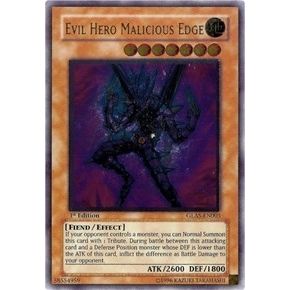 Image for Evil HERO Malicious Edge (UTR) (GLAS-EN003) (GLAS) - YuGiOh