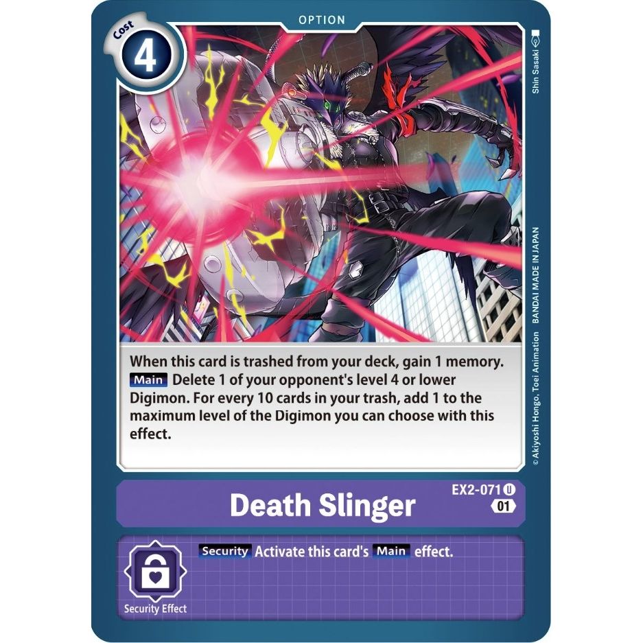 Image for Death Slinger (EX2-071 U) (EX02) - Digimon Card Game