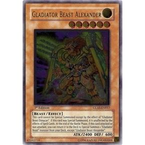 Image for Gladiator Beast Alexander (UTR) (GLAS-EN017) (GLAS) - YuGiOh