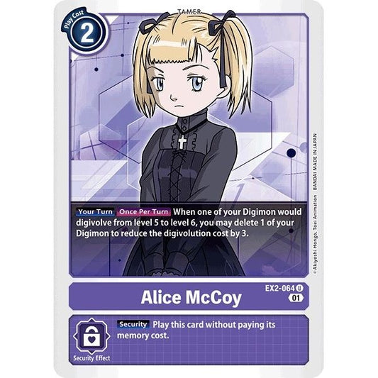 Image for Alice McCoy (EX2-064 U) (EX02) - Digimon Card Game