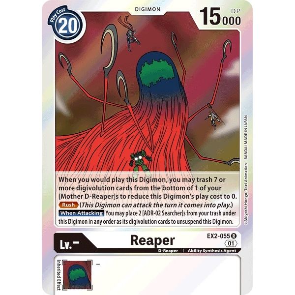 Image for Reaper (EX2-055 R) (EX02) - Digimon Card Game