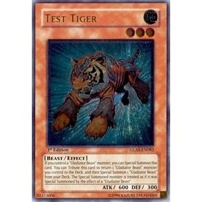 Image for Test Tiger (UTR) (GLAS-EN082) (GLAS) - YuGiOh