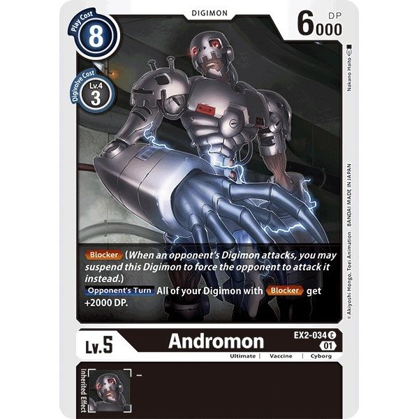 Image for Andromon (EX2-034 C) (EX02) - Digimon Card Game