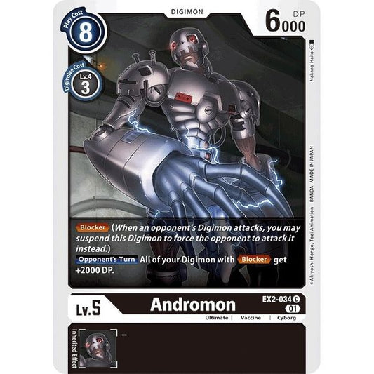 Image for Andromon (EX2-034 C) (EX02) - Digimon Card Game