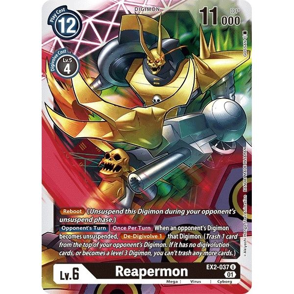 Image for Reapermon (EX2-037 U) (EX02) - Digimon Card Game