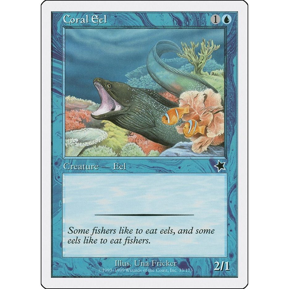Image for Coral Eel (33) (S99) - Magic: The Gathering