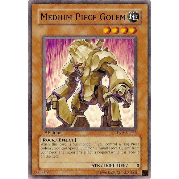 Image for Medium Piece Golem (TDGS-EN007) (TDGS) - YuGiOh