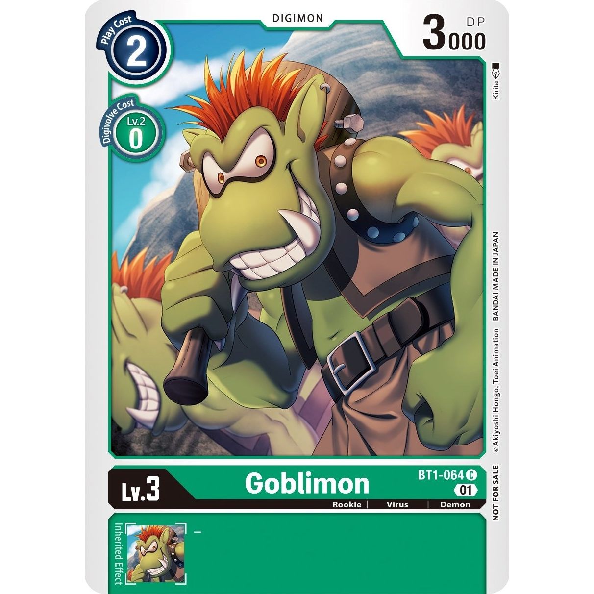 Image for Goblimon - BT1-064 (Winner Pack New Awakening) (BT1-064 C) (BT01-03A) - Digimon Card Game