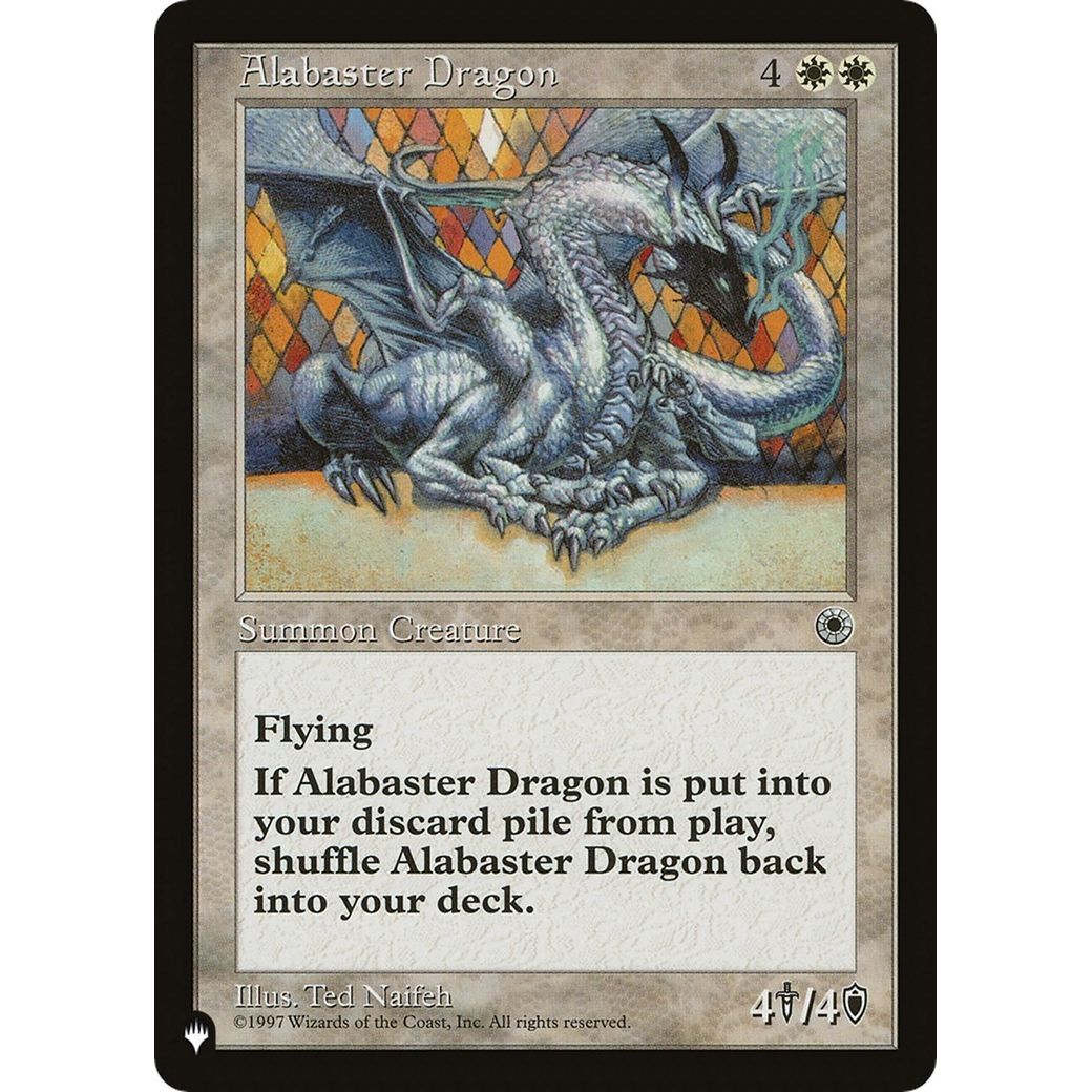 Image for Alabaster Dragon (LIST) - Magic: The Gathering