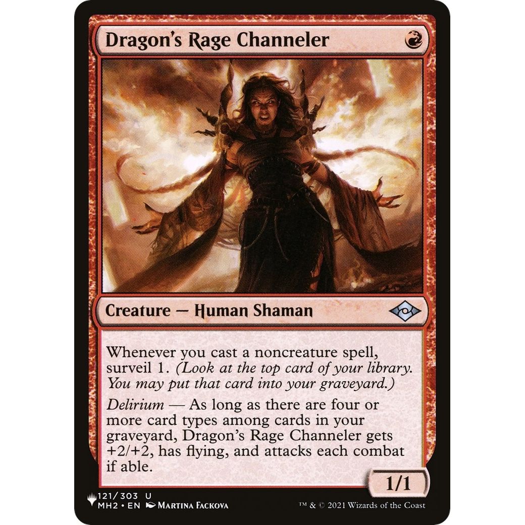 Image for Dragon's Rage Channeler (121/303) (LIST) - Magic: The Gathering