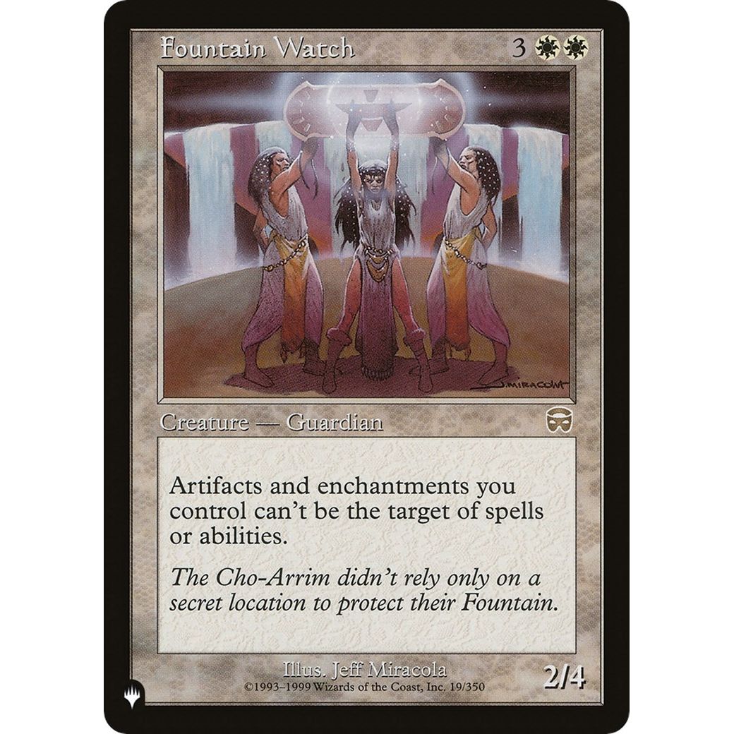 Image for Fountain Watch (19/350) (LIST) - Magic: The Gathering
