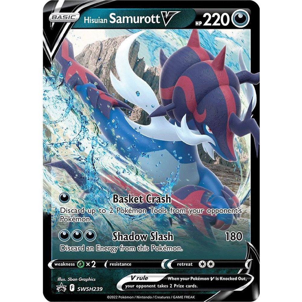 Image for Hisuian Samurott V - SWSH239 (SWSH239) (SWSD) - Pokemon