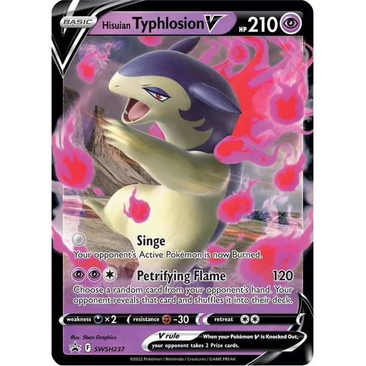 Image for Hisuian Typhlosion V - SWSH237 (SWSH237) (SWSD) - Pokemon
