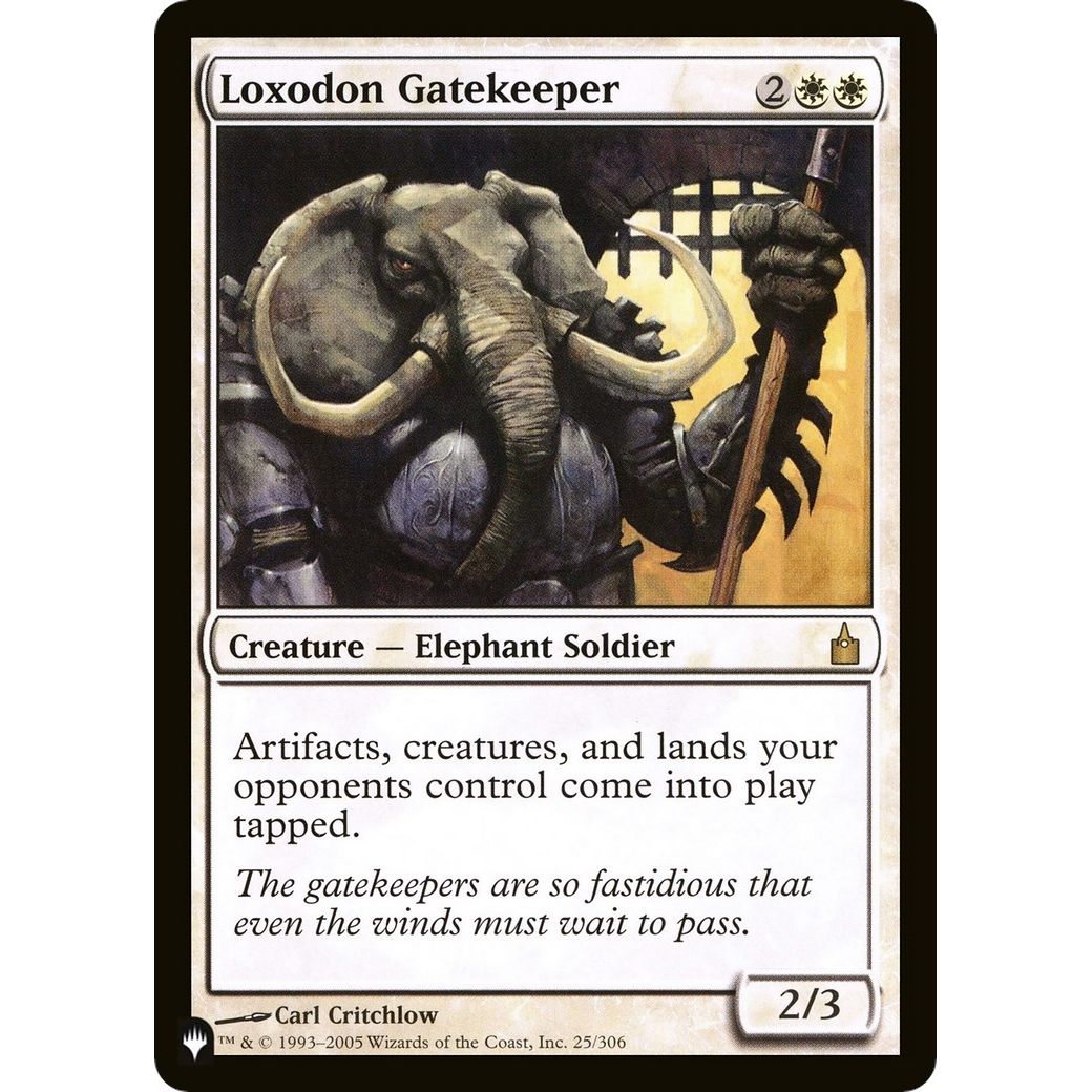 Image for Loxodon Gatekeeper (25/306) (LIST) - Magic: The Gathering