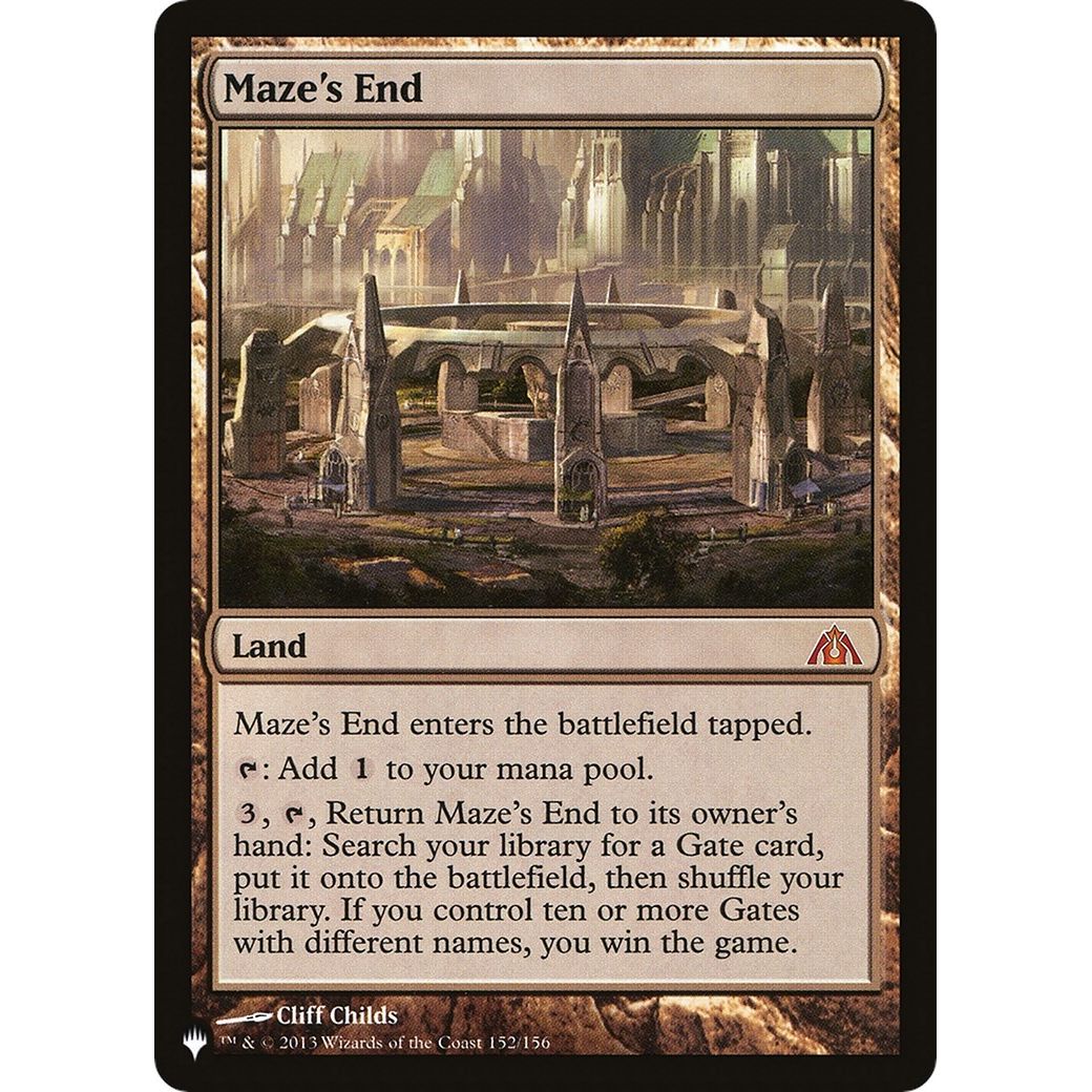 Image for Maze's End (152/156) (LIST) - Magic: The Gathering