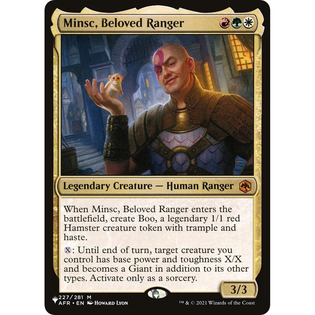 Image for Minsc, Beloved Ranger (227/281) (LIST) - Magic: The Gathering