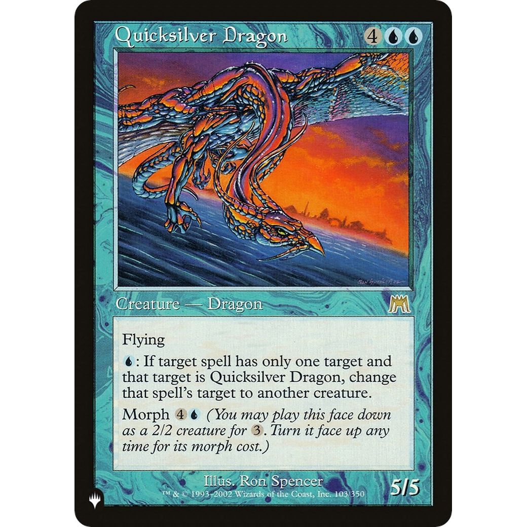 Image for Quicksilver Dragon (103/350) (LIST) - Magic: The Gathering