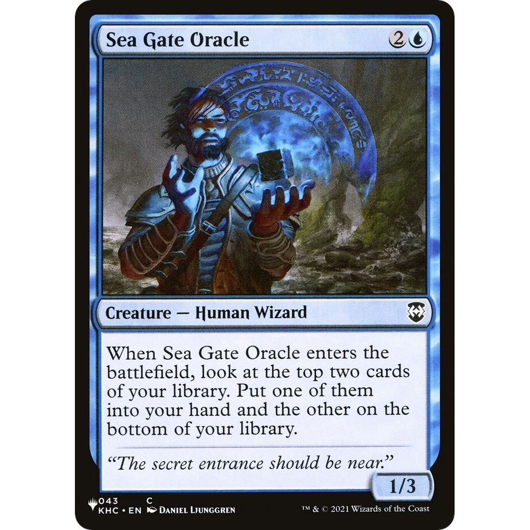 Image for Sea Gate Oracle (KHC) (043) (LIST) - Magic: The Gathering
