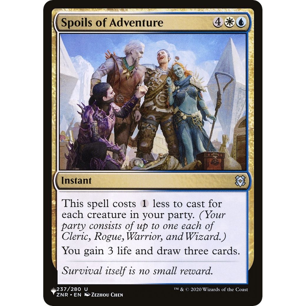 Image for Spoils of Adventure (237) (LIST) - Magic: The Gathering