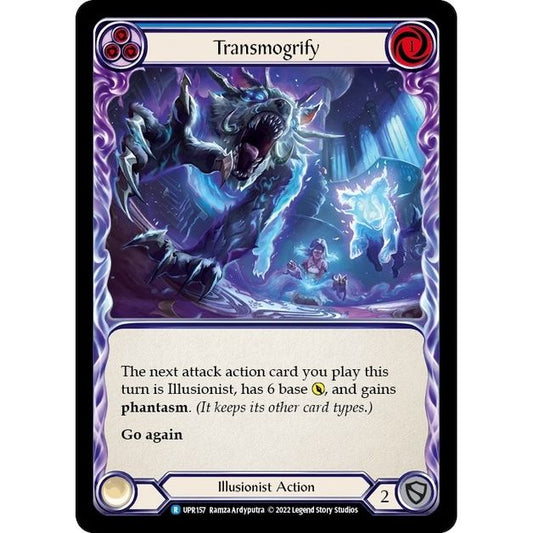 Image for Transmogrify (Blue) (UPR157) (UPR) - Flesh and Blood TCG