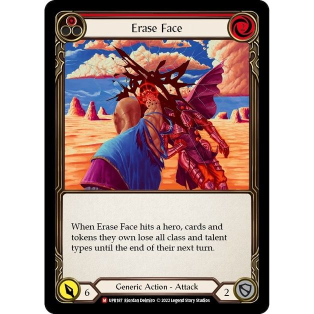 Image for Erase Face (UPR187) (UPR) - Flesh and Blood TCG