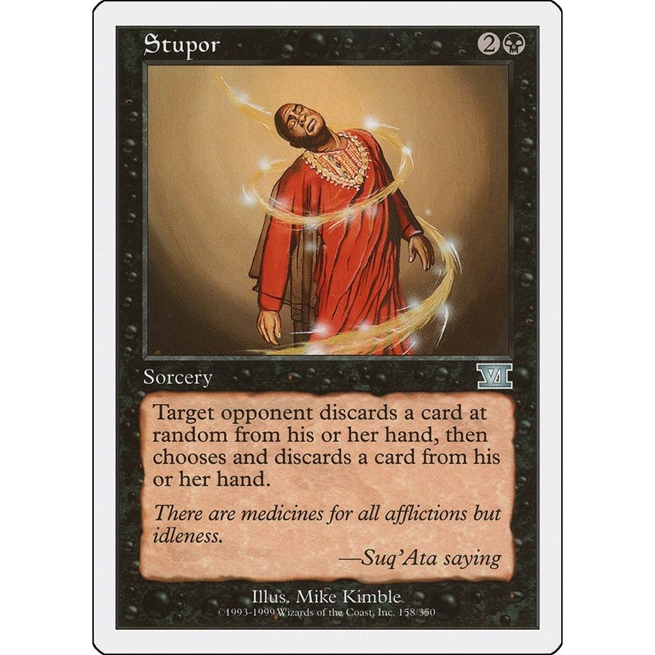 Image for Stupor (158) (6ED) - Magic: The Gathering