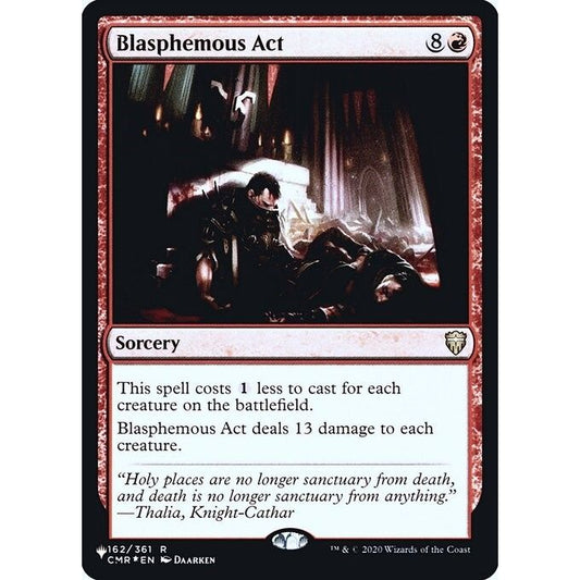 Image for Blasphemous Act (162) (LIST) - Magic: The Gathering