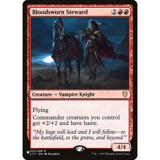 Image for Bloodsworn Steward (22) (LIST) - Magic: The Gathering
