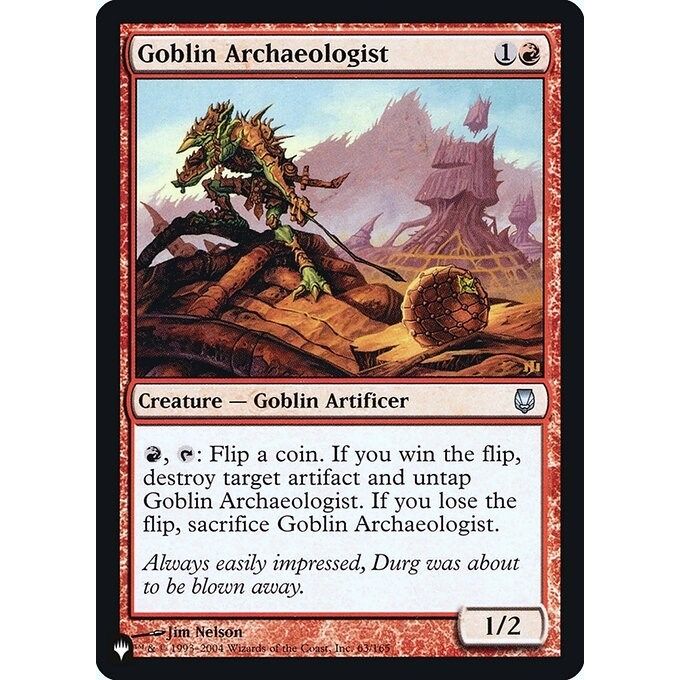 Image for Goblin Archaeologist (63) (LIST) - Magic: The Gathering