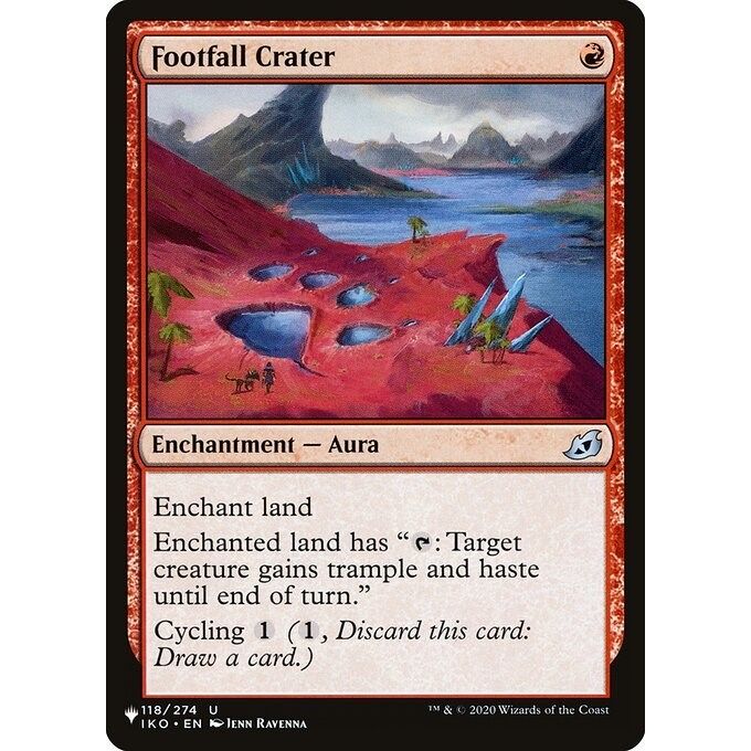 Image for Footfall Crater (118) (LIST) - Magic: The Gathering