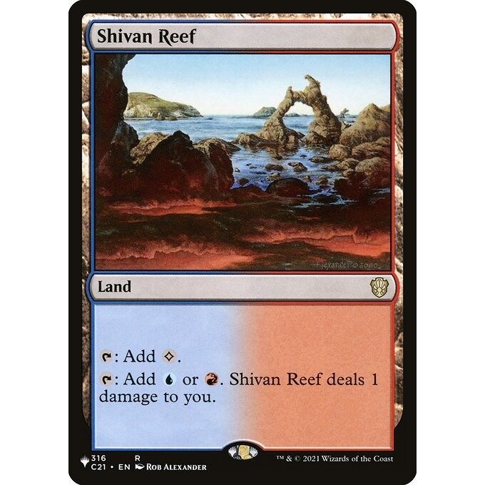 Image for Shivan Reef (316) (LIST) - Magic: The Gathering