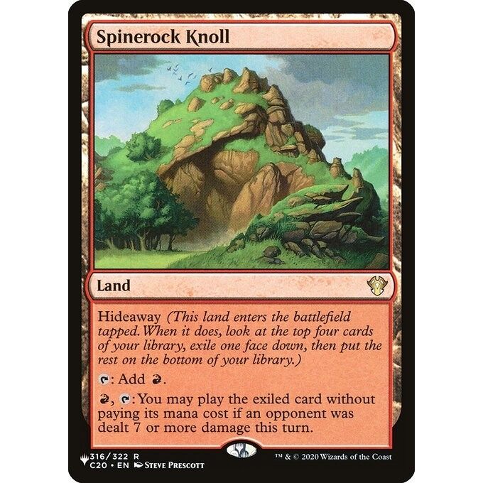 Image for Spinerock Knoll (316) (LIST) - Magic: The Gathering