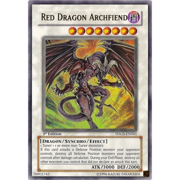 Image for Red Dragon Archfiend (TDGS-EN041) (TDGS) - YuGiOh