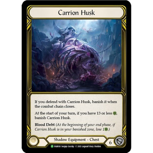 Image for Carrion Husk (Golden) - FAB018 (FAB018) (PR) - Flesh and Blood TCG