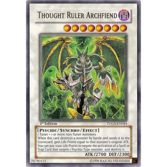 Image for Thought Ruler Archfiend (TDGS-EN044) (TDGS) - YuGiOh