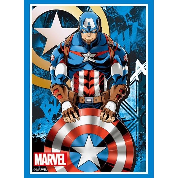 Image for Bushiroad Sleeve Collection HG Vol.3242: Marvel - Captain America (75-Pack) - Card Sleeves