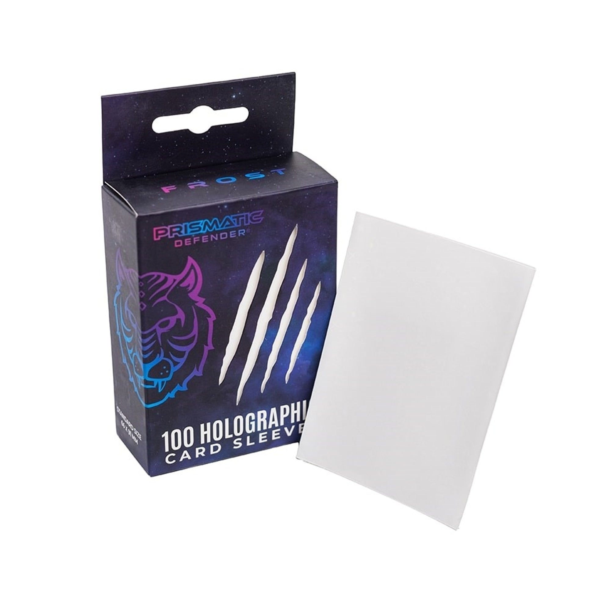 Image for Holographic Sleeves - White / Starfield (100-Pack) - Card Sleeves