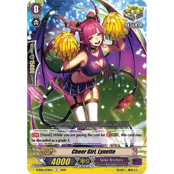 Image for Cheer Girl, Lynette (D-PS01/078EN) (D-PS01) - Cardfight Vanguard