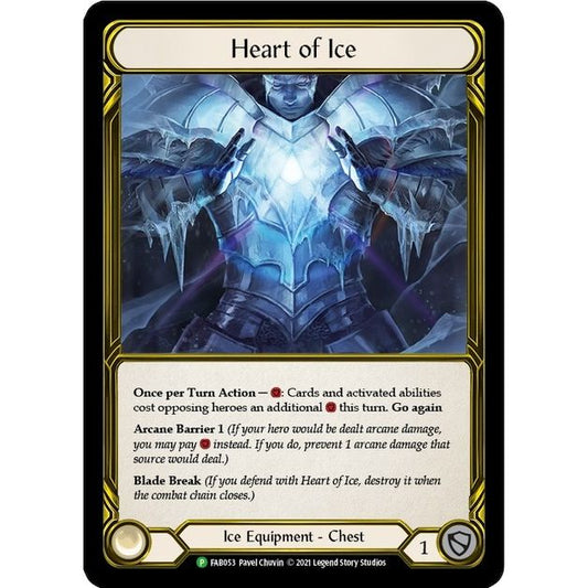 Image for Heart of Ice (Golden) - FAB053 (FAB053) (PR) - Flesh and Blood TCG