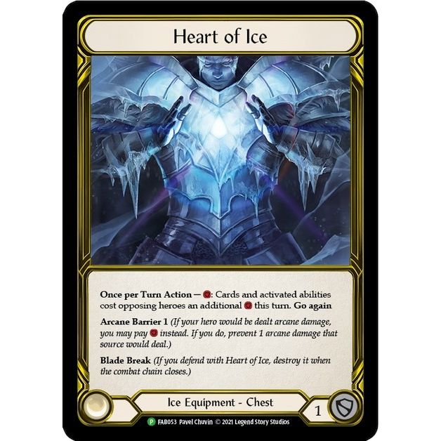Image for Heart of Ice (Golden) - FAB053 (FAB053) (PR) - Flesh and Blood TCG