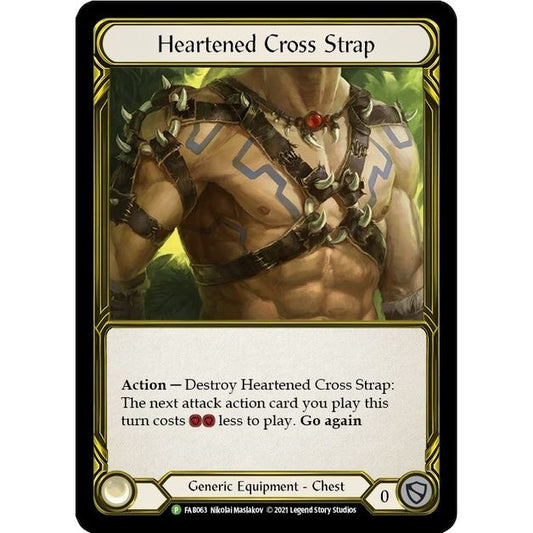 Image for Heartened Cross Strap (Golden) - FAB063 (FAB063) (PR) - Flesh and Blood TCG