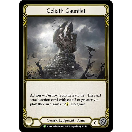 Image for Goliath Gauntlet (Golden) - FAB064 (FAB064) (PR) - Flesh and Blood TCG
