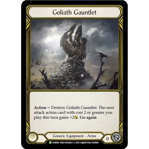 Image for Goliath Gauntlet (Golden) - FAB064 (FAB064) (PR) - Flesh and Blood TCG