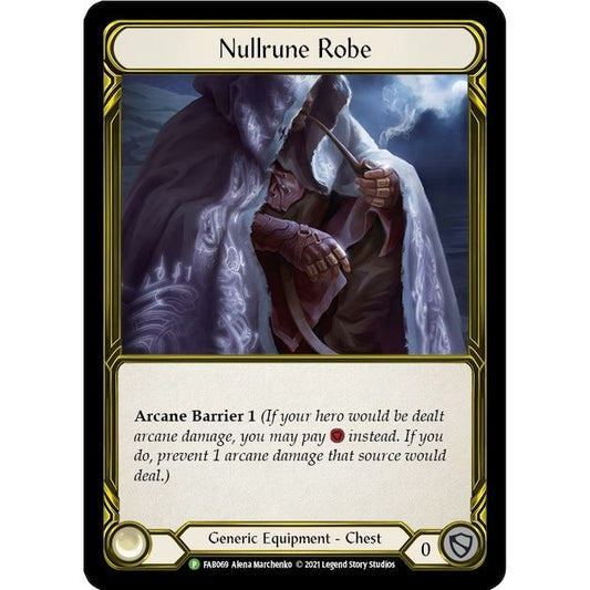 Image for Nullrune Robe (Golden) - FAB069 (FAB069) (PR) - Flesh and Blood TCG