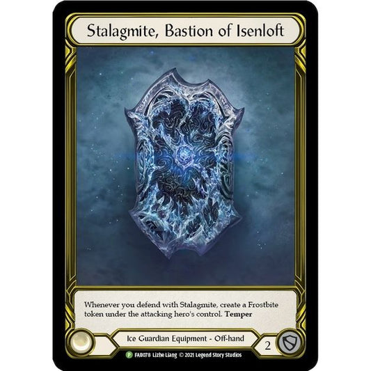 Image for Stalagmite, Bastion of Isenloft (Golden) - FAB078 (FAB078) (PR) - Flesh and Blood TCG