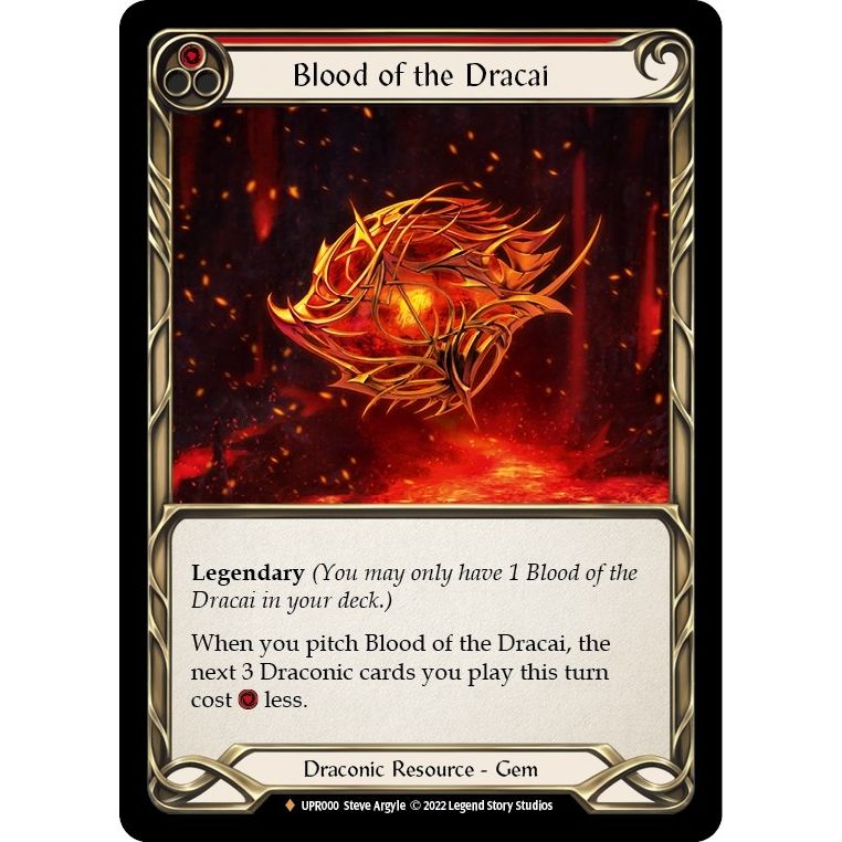 Image for Blood of the Dracai (UPR000) (UPR) - Flesh and Blood TCG